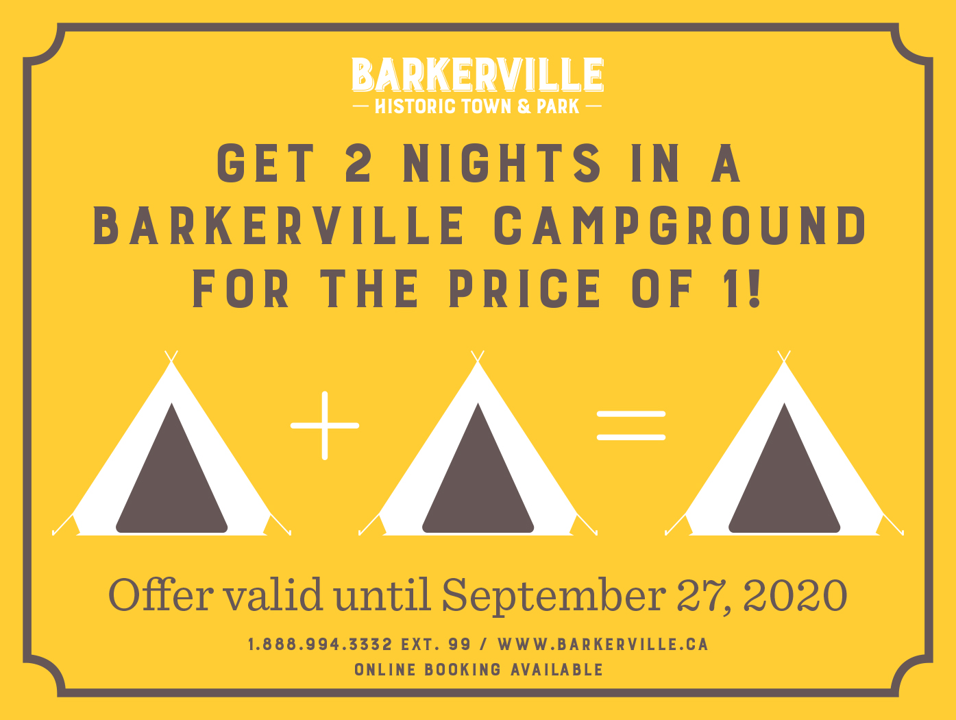 2 for 1 camping 3.0